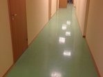 Полимерный пол для коридора